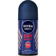 Nivea Men Dry Impact Roll-On Antiperspirant Deodorant 50 Ml - Loại mùi hương mặc định - Xem 1