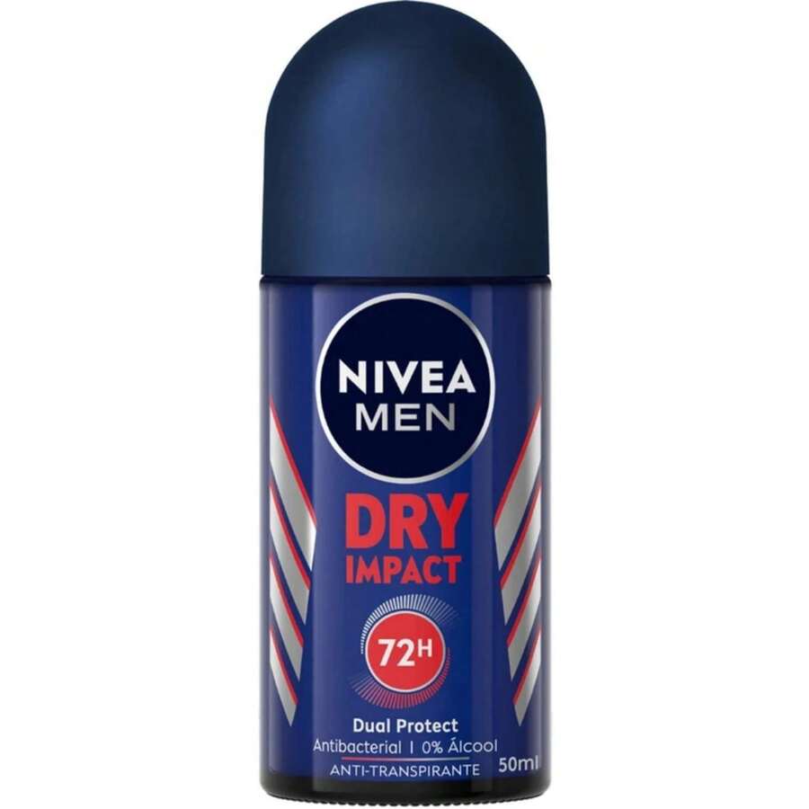 Nivea Men Dry Impact Roll-On Antiperspirant Deodorant 50 Ml - Loại mùi hương mặc định - Xem 1