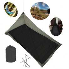1pc Camping Foldable Mosquito Net Convenient To Carry Fly Insects Preventing Net Suitable For Travel Adventure - Multicolor - View 8