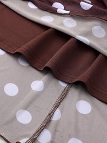 Women Midi Dresses - Whole Grain Coffee - View 7