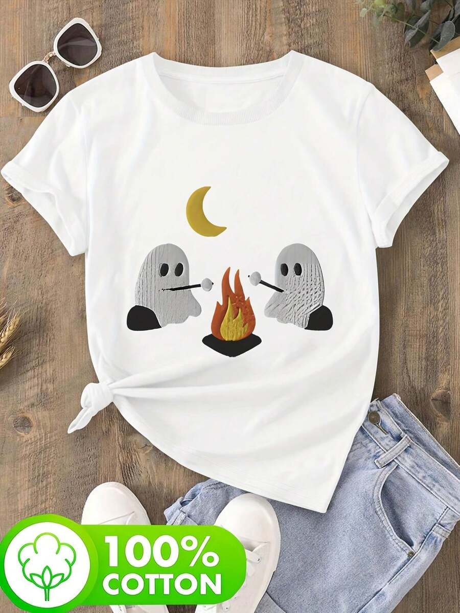 Women T-Shirts - White - View 1