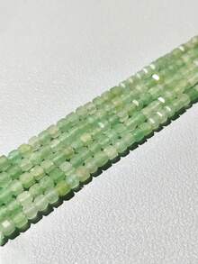 Natural Faceted Cube Amazonite Howlite Apatite Moonlight Agate Stone Square Spacer Beads For Jewelry Making Diy Bracelet 3x3mm - Multicolor - View 5