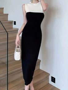 Women Long Dresses - Black - View 1
