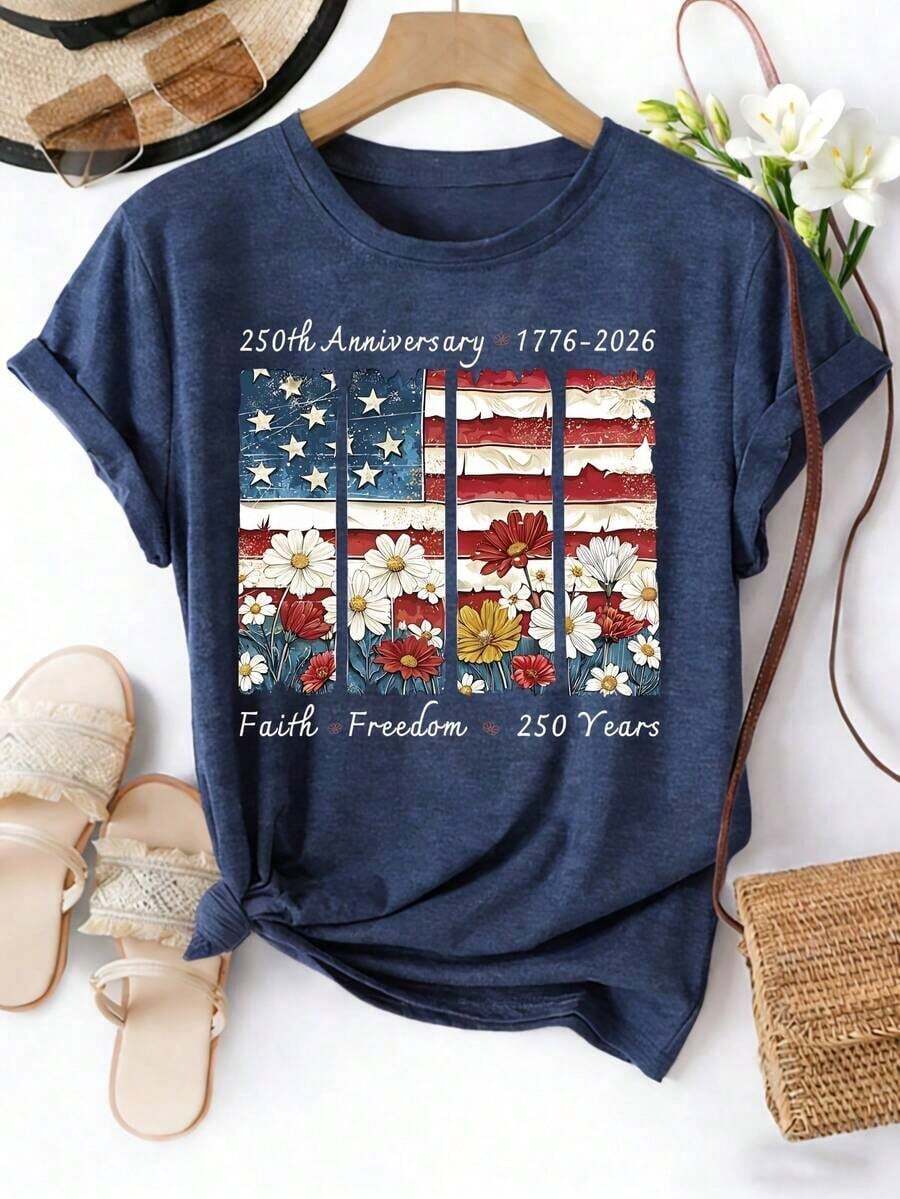 Women T-Shirts - Navy Color - View 1