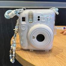 Fashionable Butterfly Print Transparent Crystal Camera Protective Case, Suitable For Instax Mini 13/Mini 12/Mini 11/Mini 8 - View 3