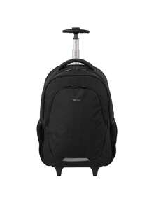 Backpack With Wheels Notebook Sestini Conect Black Polyester - Negro - Ver 2
