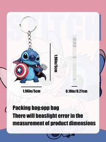 asmodee Móc khóa kim loại hình Captain America Steve Jr. dễ thương, dùng để trang trí túi xách, phụ kiện xe hơi, ghim cài đôi, có thể dùng để trang trí túi xách, ba lô, quần áo, phụ kiện thời trang, mặt dây chuyền đôi, quà tặng cho bạn bè và gia đình. - Nhiều màu - Xem 4