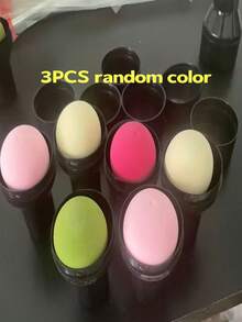 Esponja de maquillaje con forma de hongo, suave y elástica, esponja cosmética reutilizable para base de maquillaje, apta para todo tipo de piel - Varios estilos - Ver 6