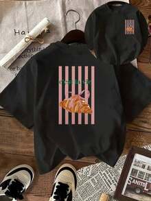 Women T-Shirts - Black - View 2