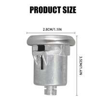 Direct-Fit Door Lock Cylinder Kit For Camaro 1967-1969, Complete Set With Keys, OEM Style Replacement Ignition Barrel, Easy Install, 5070006 DL15802 - Silver - View 5