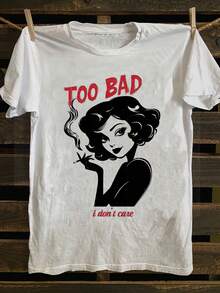 2026 Retro Nostalgia T-Shirt With Fun Film And TV Series Pattern, Soft, Loose And Comfortable, Vintage Style. - White - View 6