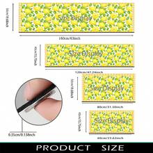1pc, Home Decor, Lemon Pattern Printed Floor Mat, Diatomaceous Earth Kitchen Rug, Kitchen Mat, Floor Mat, Easy To Clean, Printed Rectangular, Suitable For Living Room, Bedroom, Hallway, Bathroom, Laundry Room - Polyester Carpet, Suitable For Indoor And Outdoor Home Decor - Multicolor - View 10