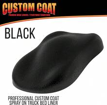 Custom Coat Black 1 Gallon Urethane Spray-On Truck Bed Liner Kit - Easy 3 To 1 Mix Ratio, Just Mix, Shake And Shoot - Professional Durable Textured Protective Coating, Prevent Rust - Car, Auto - White - View 1