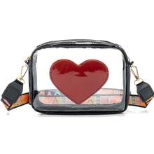 Bolso de mano moderno y versátil para mujer, estilo casual elegante con un toque de alta gama, bolso de hombro estiloso ideal para ir de compras, nuevo bolso bandolera de otoño 2026, bolso cuadrado pequeño casual transparente en forma de corazón, bolso de cámara de moda, disponible para compra al por mayor. - Blanco - Ver 7