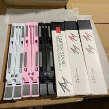 New High-Quality ABS Laptop Stand, Metal Support, Stable No Shaking, 7-Level Adjustable Portable Foldable 3-Fan Cooling Stand - View 6