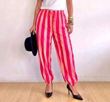 Pantalons pour femmes - Rose vif - Voir 6
