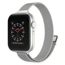 1 对男女通用米兰尼斯表带，兼容 46mm、49mm、44mm、45mm、42mm；磁吸式不锈钢奢华表带，兼容 Series 11、10、9、8、7 SE、6、5、4、3、2、1 Ultra、3/2/1；时尚智能手表配件，兼容 S10、S1 - 彩色 - 查看 13