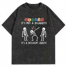 Retro 100% Cotton T-Shirt For Men And Mature Women, Harajuku Style, Short Sleeve, With The Phrase 'I Am Fernando Alonso' - 黑色 32 - 查看 1