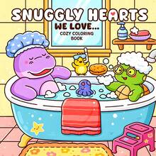 SANRIO GDTME Cute & Cozy Simple Coloring Book: Relaxing Warm Animal Scenes, Suitable For Adults And Teens - Coloring Book - View 2