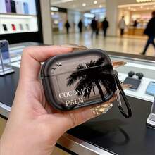 Apple 耳機保護殼，透明黑色耳機保護殼，防摔耳機保護殼，僅適用於 Apple 藍牙耳機保護殼 - 彩色 - 查看 6