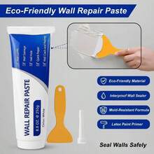 Efficient Drywall Repair Kit With Scraper, Quick-Drying Wall Mending Agent, Multi-Functional Patch Paste For Filling Holes And Cracks, Easy Drywall Repair For Nail Holes And Wall Damage (1 PCS) - 250g/1 Set - View 3