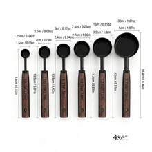 1/2/4pcs Multifunctional Plastic Measuring Spoon Set, Stackable Segmented Measuring Spoon, Coffee Salt Seasoning Measuring Spoons,Suitable For Baking&Cooking Tools In Kitchens Restaurants - Multicolor - View 15