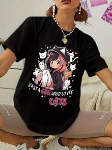 Women T-Shirts - Black - View 1