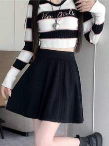 Women Skirts - Black - View 9