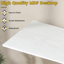Industrial Computer Desk With Left CPU Stand, Monitor Riser & 3-Tier Shelves – 120cm Gaming Desk With Spacious MDF Top, Home Office Study Table, Writing Desk For Bedroom (Rustic Brown/Black) - White - View 7