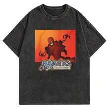 Retro 100% Cotton T-Shirt For Men And Mature Women, Harajuku Style, Short Sleeve, With The Phrase 'I Am Fernando Alonso' - 黑色 8 - 查看 7