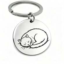 Mini Pet Pendant For Kittens And Puppies, Ultra-Light Stainless Steel Pet ID Tag, Compact Size Barely Noticeable, Fits Slim Collars, Adorable And Delicate Design, Accessory For Young Pets - Multicolor - View 1