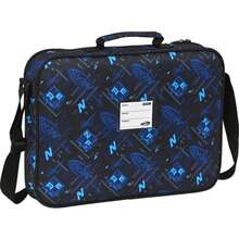Safta Hasbro | Extraescolares Nerf Wallet Adjustable Shoulder Bag And Padded Top Handle, Main Zipper With Double Pull, Front Compartment For Cartridges, Removable Semi-Rigid Bottom - Boost - View 3