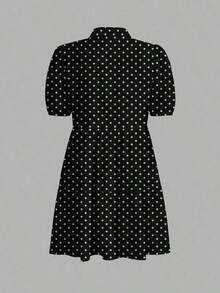 Nuevo camisa de mujer para vacaciones de primavera/verano, camisa minimalista casual de dama, con mangas abullonadas, línea A, bohemio, vesti - Multicolor - Ver 4