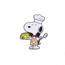 SNOOPY 1/7 件組 動漫卡通胸針套組 可愛新款狗狗琺瑯別針 衣物背包飾品金屬徽章配件禮物 - 均碼 - 查看 13
