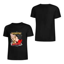 Playera Con Suelta De Algodón En Rock Diseño Azteca - Negro - Ver 2