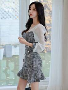 Dirndl Dresses - Black - View 2