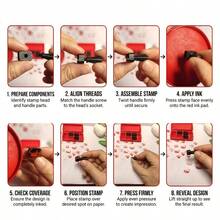 1pc Cute Cat Stamp (Without Ink Pad And Storage), Cartoon Design Is An Ideal Choice For Charming Diary, Rewards, Scrapbooking, Notes, DIY - Sets - View 4