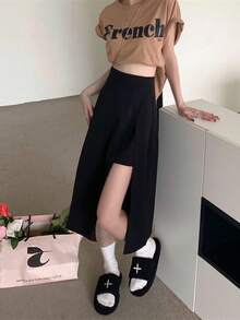 Women Skirts - Black - View 3