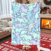 Manta Suave Weiche Kuscheldecke Flauschige Wohndecke para Sofá y Cama Acogedora Fácil de Cuidar Ideal para el Hogar Decoración Confort - Multicolor - Ver 1