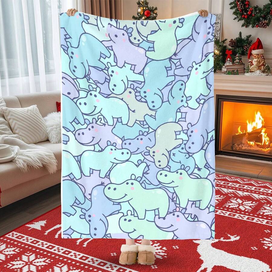 Manta Suave Weiche Kuscheldecke Flauschige Wohndecke para Sofá y Cama Acogedora Fácil de Cuidar Ideal para el Hogar Decoración Confort - Multicolor - Ver 1