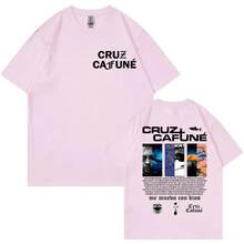 Nouvelle collection été 2026 : T-shirt merch de l'album Rapper Cruz Cafune, vêtements Harajuku Hip Hop, t-shirts à manches courtes pour hommes et femmes, mode décontractée, t-shirts en coton, tops pour femmes, magliette particolari, streetwear donna, y2k - Noir - Voir 8