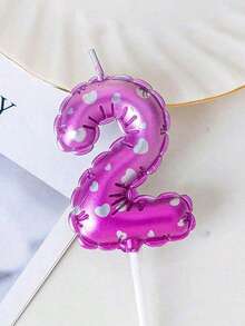 Star Love Print Digital Birthday Candle Plug-In, Baking Cake Decoration Candle Plug-In - View 18