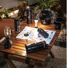 CAMPINGMOON 1個不鏽鋼濃縮咖啡手動磨豆機,可調節鋼製磨芯,附清潔刷,手沖咖啡濾杯滴漏架咖啡漏斗 CC-115-BK BKCOF-01 - 黑色 - 查看 10
