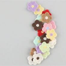 6/12/18Pcs Floral Applique Patches, Suitable For Clothing, Hats, Shoes, Crafts, Sewing Supplies, Fabric Patches, Headwear, Embroidery Flower Pieces, DIY Clothing, Shoes, Hats Accessories - Multicolor - View 4