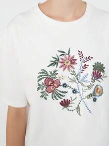 Women T-Shirts - 白色 - 查看 3