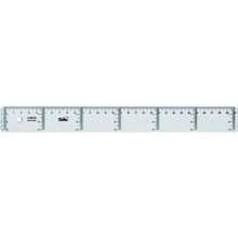 Safta Regla de Cristal 30 cm Papelería Clásicos Unisex - Regla Transparente con Medición Precisa y Bordes Rectos, Accesorio Escolar y Oficina para Dibujo Técnico y Manualidades - 30CM (2) - Ver 1