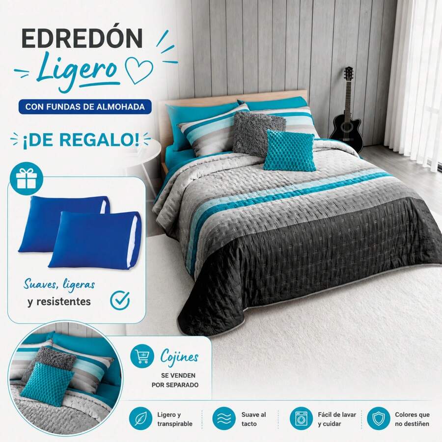 Neo Comforter Set With Pillowcases Included BEUTTY HOME - ABSTRACT - View 1