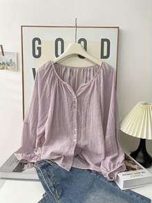 Women Blouses & Shirts - Green - View 4