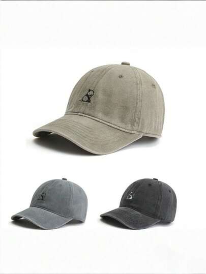 1pc Spring/Summer Cartoon Embroidered Panda Baseball Cap, Fashionable Unisex Outdoor Sun Hat