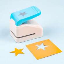 Star Hole Punch, Star Paper Punch, 3D Embossed Lucky Star Paper Cutter Lever Craft Hole Punch Scoring Tool For Scrapbooking Handmade Journal Craft DIY Card Making Art Supplies - Star-shaped Hole Punch - View 4